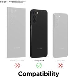 Elago Silicone for Samsung Galaxy S22 Plus Case Cover - Black